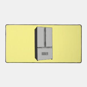 Afbeelding cartoon Franse deurkoelkast Bureaumat
