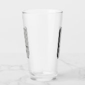 Afbeelding cartoon Franse deurkoelkast Glas (Rechts)