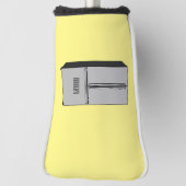 Afbeelding cartoon Franse deurkoelkast Golfheadcover (Draai 90)