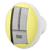 Afbeelding cartoon Franse deurkoelkast Keramische Knop (Rechts)