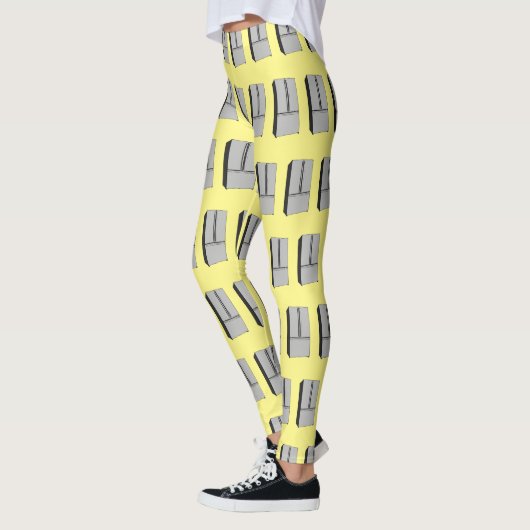 Afbeelding cartoon Franse deurkoelkast Leggings (Links)