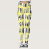 Afbeelding cartoon Franse deurkoelkast Leggings (Voorkant)