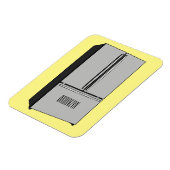 Afbeelding cartoon Franse deurkoelkast Magneet (Linkerzijde)