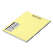 Afbeelding cartoon Franse deurkoelkast Notitieblok (Linkerzijde)