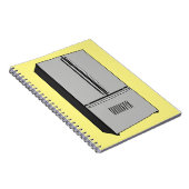 Afbeelding cartoon Franse deurkoelkast Notitieboek (Rechterzijde)