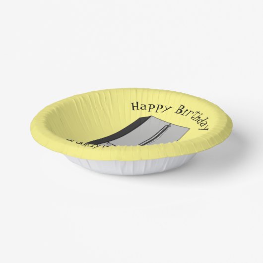 Afbeelding cartoon Franse deurkoelkast Papieren Kommen (Gebogen)