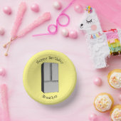 Afbeelding cartoon Franse deurkoelkast Papieren Kommen (Feest)