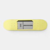 Afbeelding cartoon Franse deurkoelkast Persoonlijk Skateboard (Horizontaal)