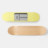 Afbeelding cartoon Franse deurkoelkast Persoonlijk Skateboard (Horizontaal)