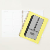 Afbeelding cartoon Franse deurkoelkast Planner (Display)