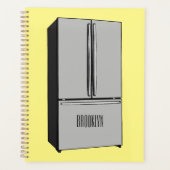 Afbeelding cartoon Franse deurkoelkast Planner (Voorkant)