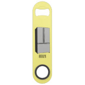 Afbeelding cartoon Franse deurkoelkast Speed Flessenopener (Voorkant)