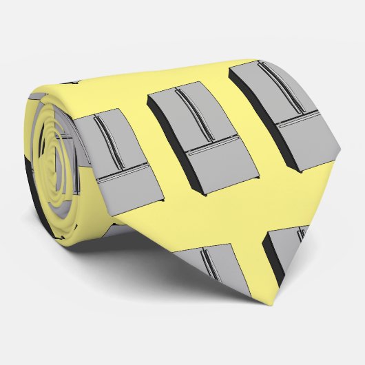 Afbeelding cartoon Franse deurkoelkast Stropdas (Opgerold)