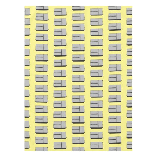 Afbeelding cartoon Franse deurkoelkast Tafelkleed (Voorkant)