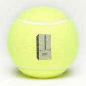 Afbeelding cartoon Franse deurkoelkast Tennisballen (Achterkant)