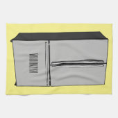 Afbeelding cartoon Franse deurkoelkast Theedoek (Horizontaal)