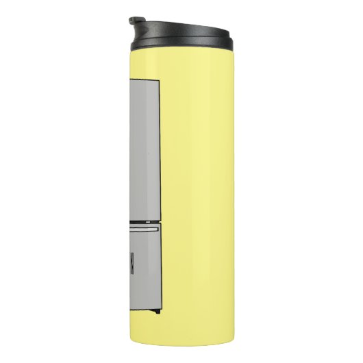 Afbeelding cartoon Franse deurkoelkast Thermosbeker (Geroteerd rechts)