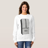 Afbeelding cartoon Franse deurkoelkast Trui (Voorkant volledig)