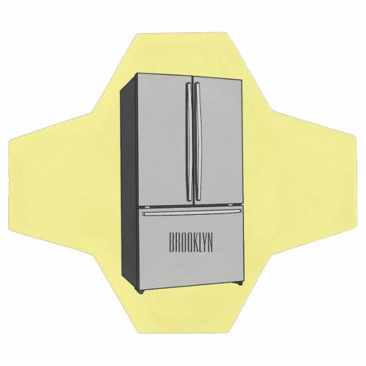 Afbeelding cartoon Franse deurkoelkast Voetbal (Enkel)