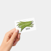 Afbeelding cartoon groene bonen badge (Handheld)