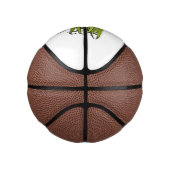 Afbeelding cartoon groene bonen basketbal (Rechts)