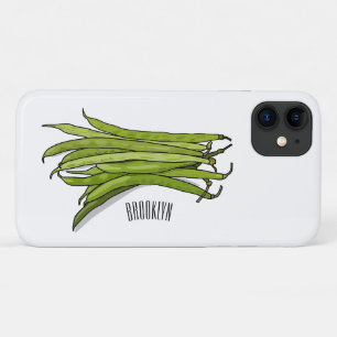 Afbeelding cartoon groene bonen Case-Mate iPhone case