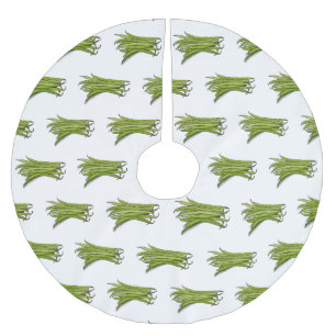 Afbeelding cartoon groene bonen kerstboom rok