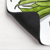 Afbeelding cartoon groene bonen muismat (Hoek)