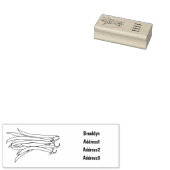 Afbeelding cartoon groene bonen rubberstempel (Gestempeld)