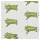 Afbeelding cartoon groene bonen stof (Close Up)