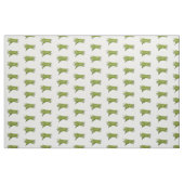 Afbeelding cartoon groene bonen stof (Fat Quarter)