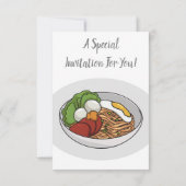 Afbeelding cartoon in onbelaste stand kaart (Achterkant)