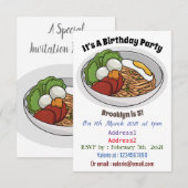 Afbeelding cartoon in onbelaste stand kaart (Voorkant / Achterkant)