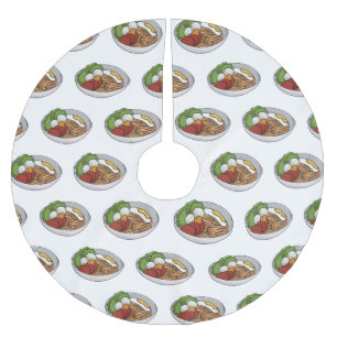 Afbeelding cartoon in onbelaste stand kerstboom rok