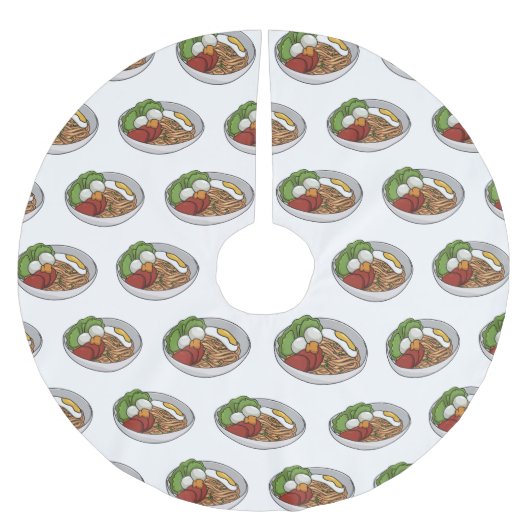 Afbeelding cartoon in onbelaste stand kerstboom rok (Voorkant)