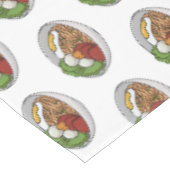 Afbeelding cartoon in onbelaste stand tafelkleed (Gekanteld)