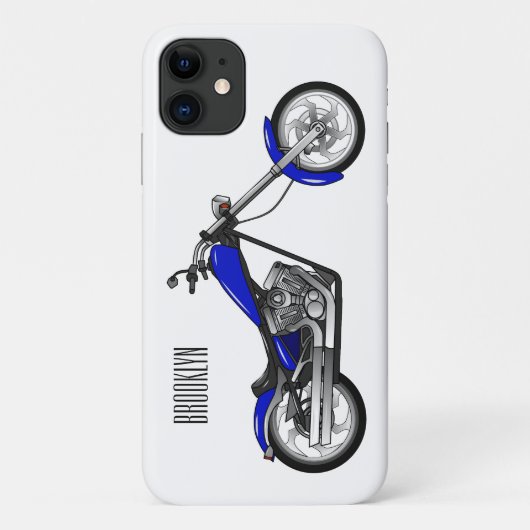 Afbeelding cartoon motorfiets Case-Mate iPhone case (Achterkant)