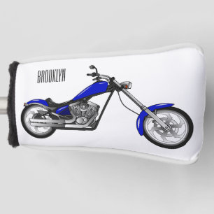 Afbeelding cartoon motorfiets golfheadcover