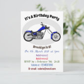 Afbeelding cartoon motorfiets kaart (Staand voorkant)