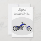 Afbeelding cartoon motorfiets kaart (Achterkant)