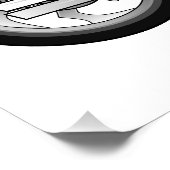 Afbeelding cartoon motorfiets perfect poster (Hoek)