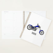 Afbeelding cartoon motorfiets planner (Display)