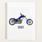 Afbeelding cartoon motorfiets planner (Voorkant)