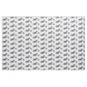 Afbeelding cartoon motorfiets stof (Fat Quarter)