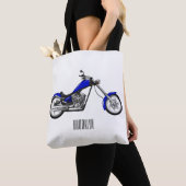 Afbeelding cartoon motorfiets tote bag (Dichtbij)