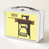 Afbeelding cartoon naaimachine (Voorkant)