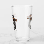 Afbeelding cartoon naaimachine glas (Rechts)