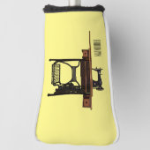 Afbeelding cartoon naaimachine golfheadcover (Draai 90)