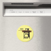 Afbeelding cartoon naaimachine magneet (Insitu (Vaatwasser))