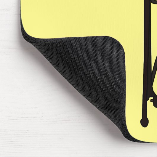 Afbeelding cartoon naaimachine muismat (Hoek)